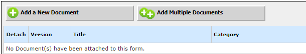 GW iRIS Screenshot of Adding a New Document